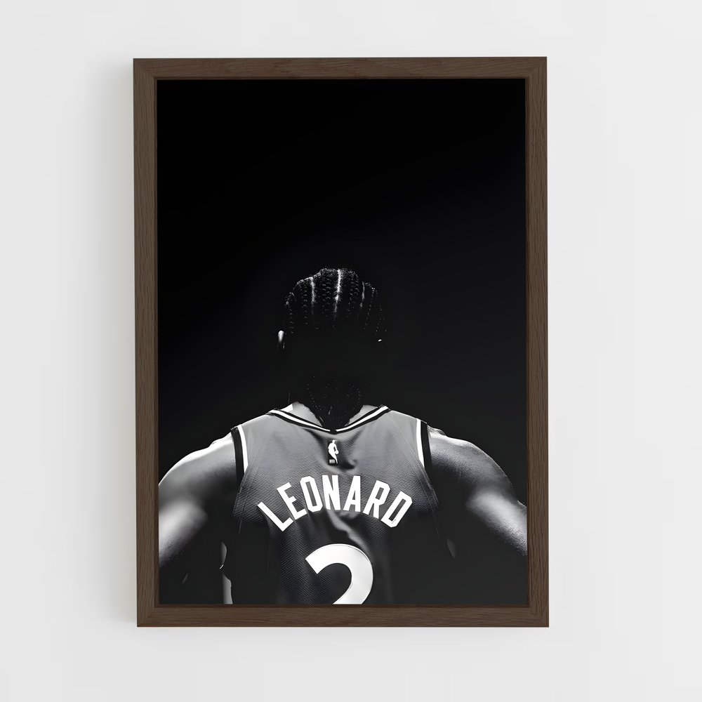 Poster La Légende en Noir et Blanc – affiche Basketball (vue 5)